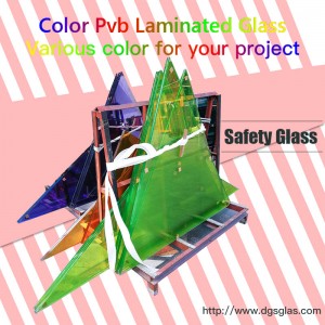 Kina 6,38 mm 8,38 mm Klar eller färgat härdat laminerat glaspris för byggnadsapplikationer